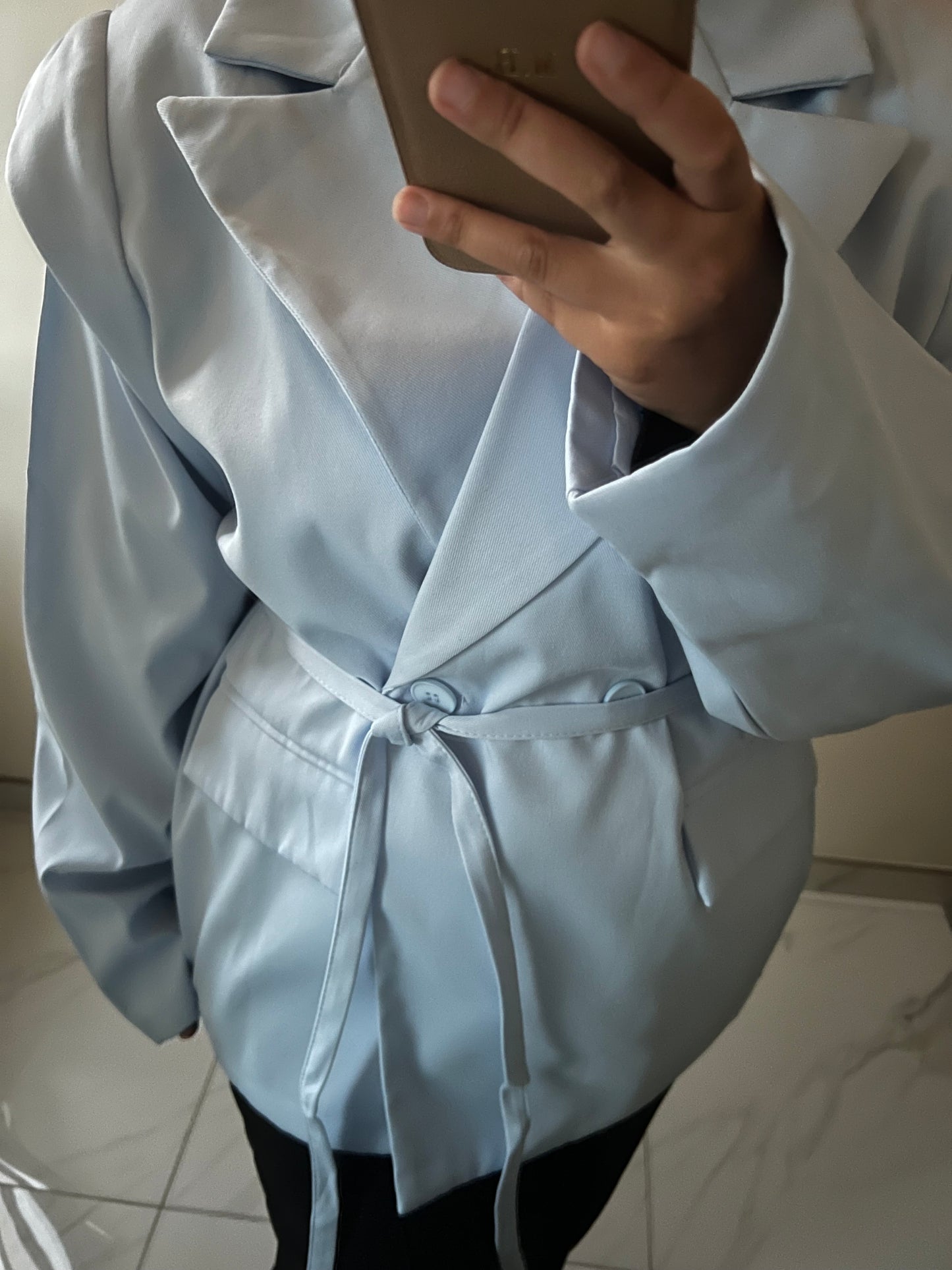 The Élise Blazer - Baby Blue