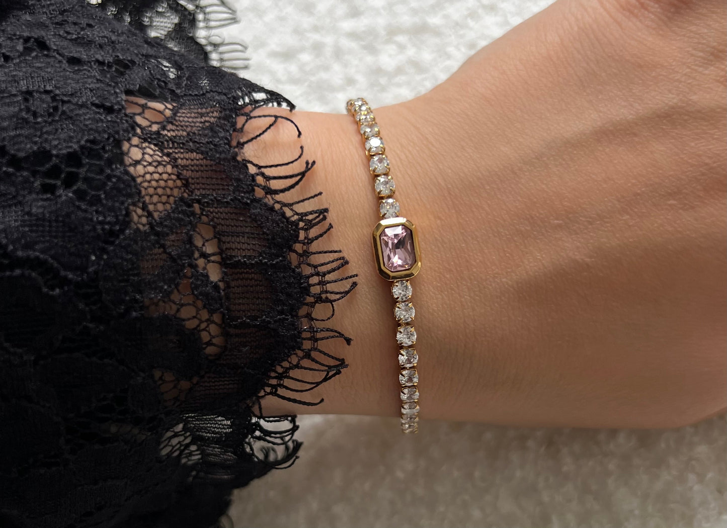 Amelina Bracelet – Pink