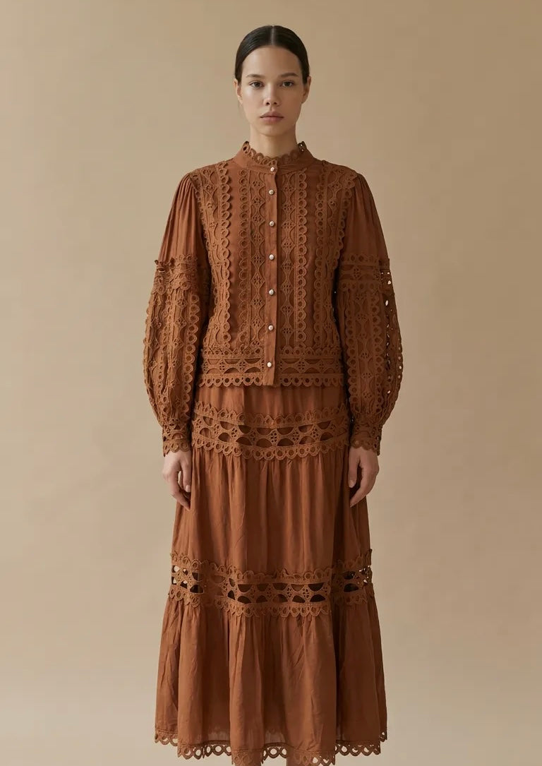 The Noora Set - Chestnut Brown