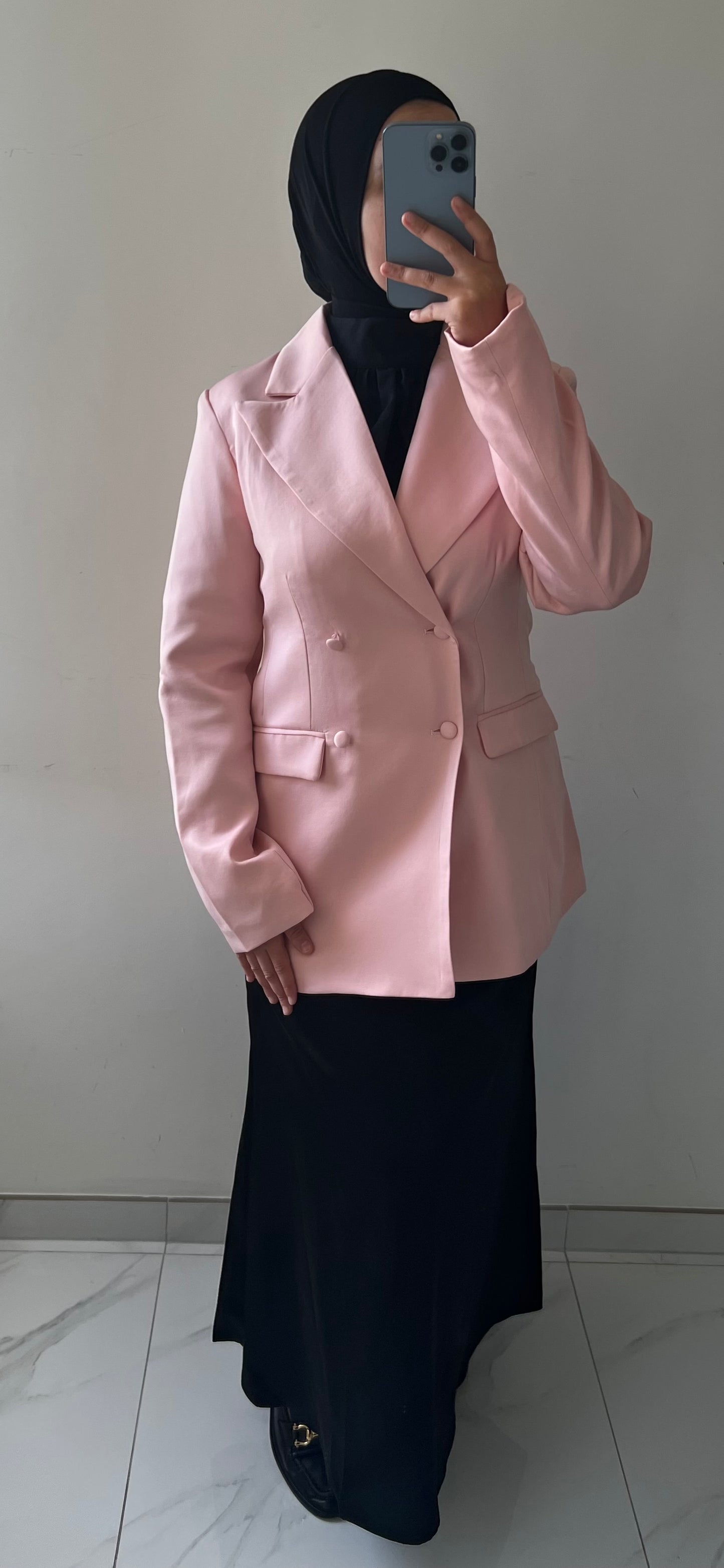 Pink blazer