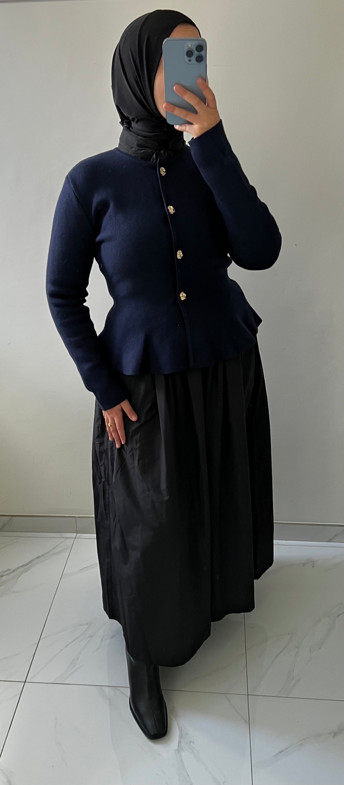 The Élyse Cardigan — Gold Buttons