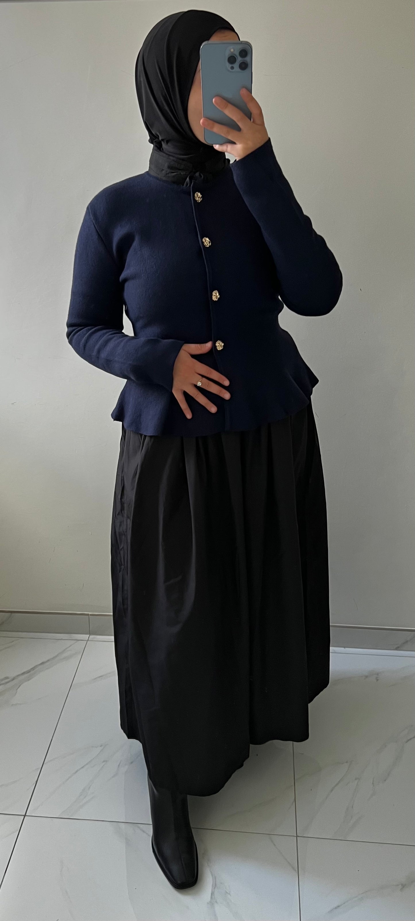 The Élyse Cardigan — Gold Buttons