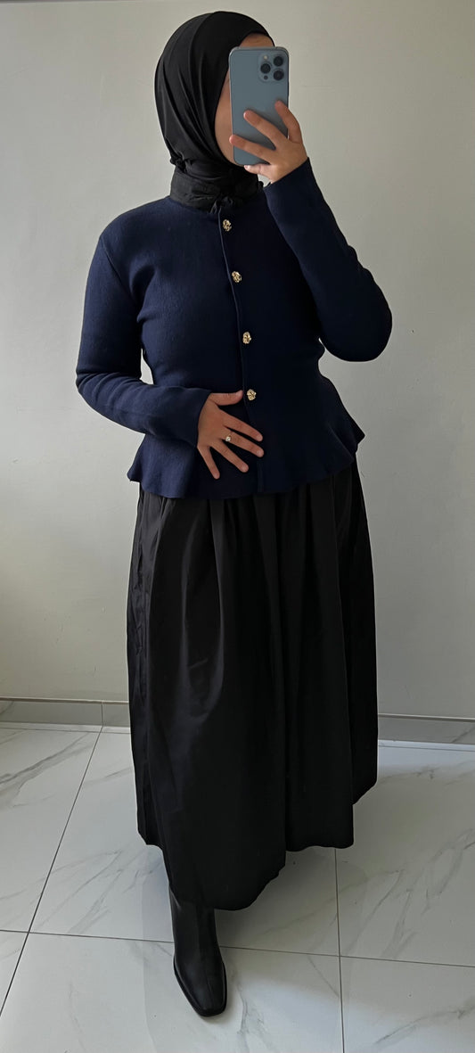 The Élyse Cardigan — Gold Buttons