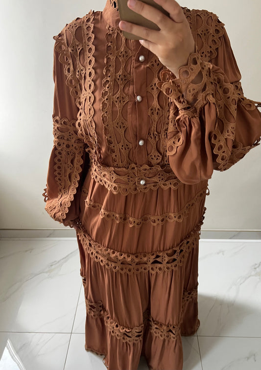 The Noora Set - Chestnut Brown