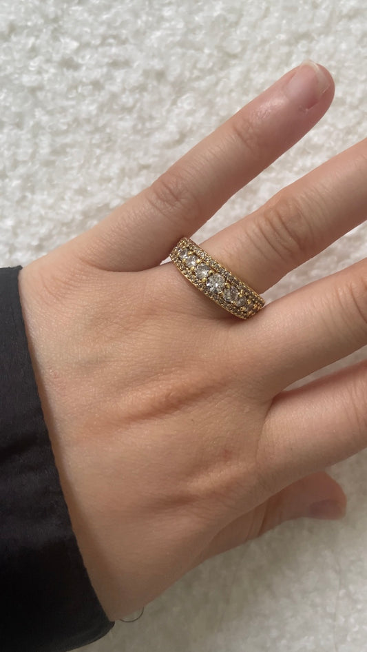 Amira Ring - Gold & Silver