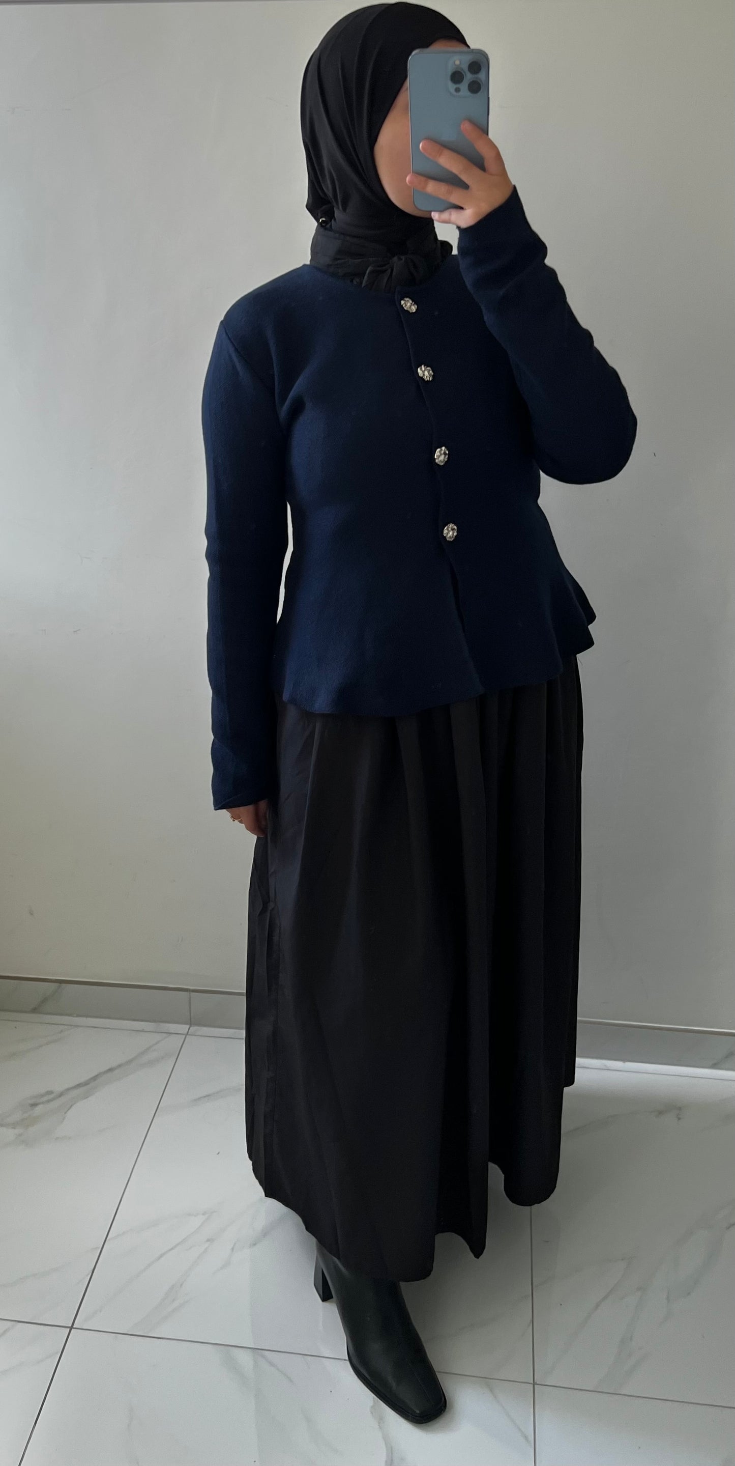 The Élyse Cardigan — Silver Buttons