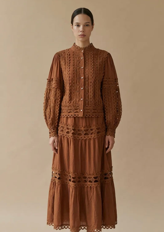 The Noora Set - Chestnut Brown