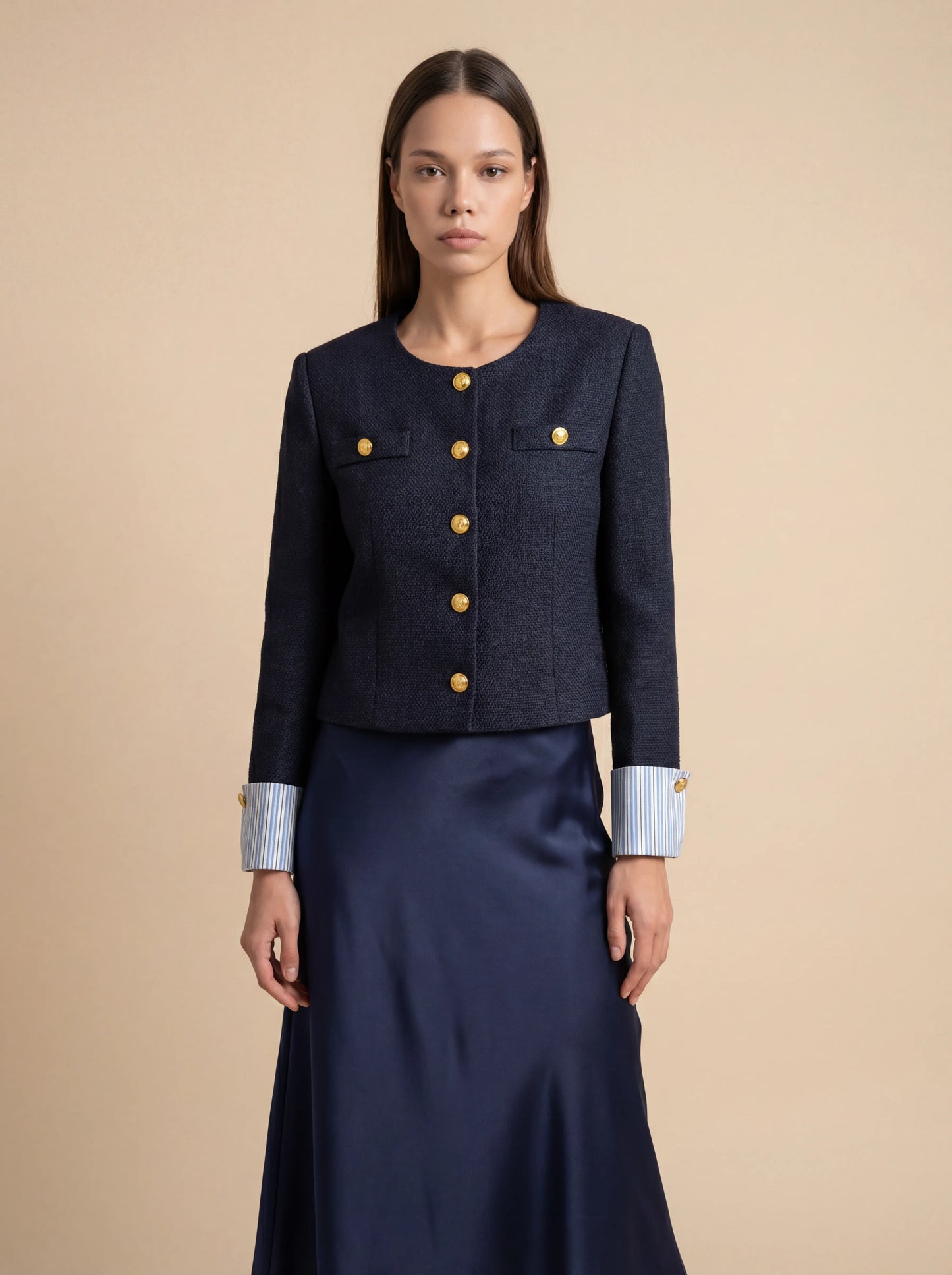 The Céleste Tweed-Look Jacket